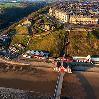 Buy canvas prints of Saltburn from Above by Tim Hill