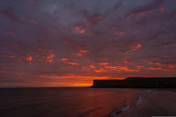 Majestic Sunrise over Saltburn Picture Board by Tim Hill