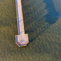 Buy canvas prints of Saltburn Pier from Above by Tim Hill