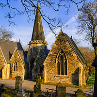 Buy canvas prints of The Haunting Beauty of Pontefract Cemetery Chapel by Tim Hill