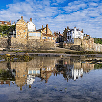 Buy canvas prints of Robin Hoods Bay Reflections by Tim Hill
