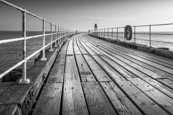 Whitby Black and White Picture Board by Tim Hill