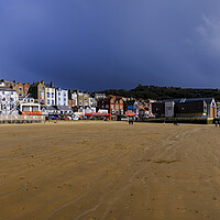Buy canvas prints of Scarborough South Beach Panoramic by Tim Hill