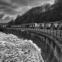 Buy canvas prints of Filey Promenade Black and White by Tim Hill