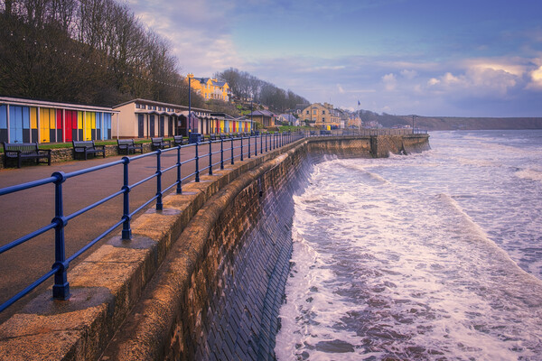 Filey Promenade Yorkshire Coast Picture Board by Tim Hill