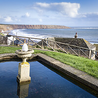 Buy canvas prints of Filey Crescent Gardens by Tim Hill