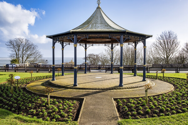 Filey Bandstand Picture Board by Tim Hill
