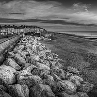 Buy canvas prints of Withernsea Black and White by Tim Hill