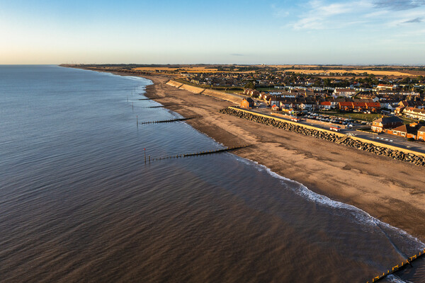 Withernsea from Above Picture Board by Tim Hill