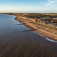 Buy canvas prints of Withernsea from Above by Tim Hill