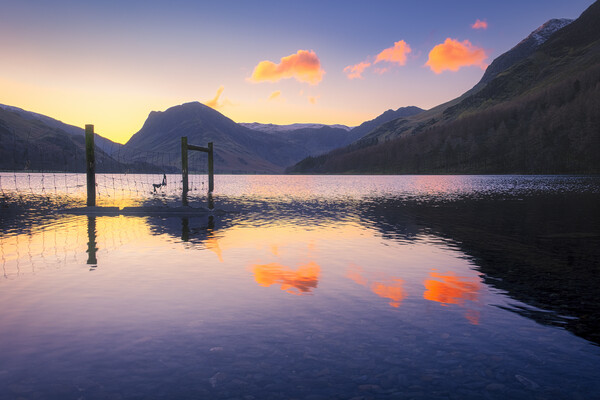 Fleetwith Pike Buttermere Picture Board by Tim Hill