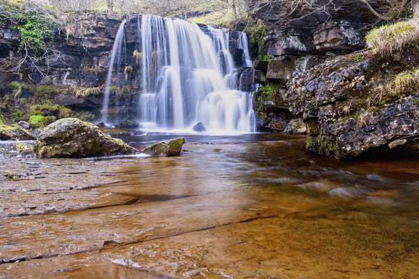 East Gill Force Swaledale Picture Board by Tim Hill
