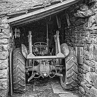 Buy canvas prints of Rustic Charm of Yorkshire Tractor by Tim Hill