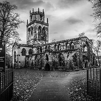 Buy canvas prints of A hauntingly beautiful medieval church by Tim Hill