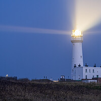 Buy canvas prints of Flamborough Head Lighthouse, Yorkshire Coast by Tim Hill