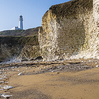 Buy canvas prints of Captivating Flamborough Head Lighthouse by Tim Hill