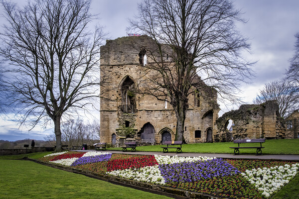 Knaresborough Castle in Spring Picture Board by Tim Hill
