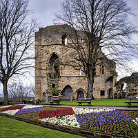 Buy canvas prints of Knaresborough Castle in Spring by Tim Hill