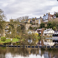 Buy canvas prints of Knaresborough Waterfront in Springtime by Tim Hill
