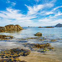 Buy canvas prints of The Enchanting Beauty of Porthdinllaen Bay by Tim Hill