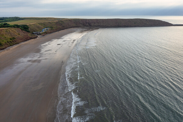 Filey from above: Yorkshire Coast Picture Board by Tim Hill