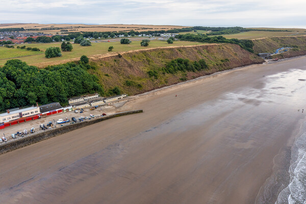 Filey from Above  Picture Board by Tim Hill