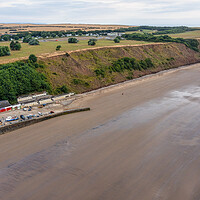 Buy canvas prints of Filey from Above  by Tim Hill