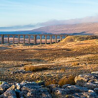 Buy canvas prints of Ribblehead Viaduct Panoramic by Tim Hill