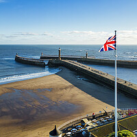 Buy canvas prints of Whitby British Seaside Resort by Tim Hill