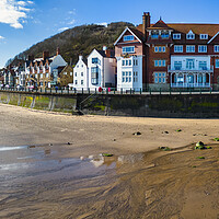 Buy canvas prints of Sandsend near Whitby, Yorkshire coast by Tim Hill