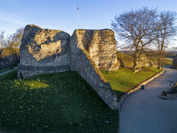 Pontefract Castle West Yorkshire Picture Board by Tim Hill