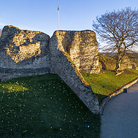 Buy canvas prints of Pontefract Castle West Yorkshire by Tim Hill