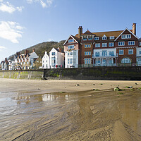 Buy canvas prints of Sandsend near Whitby, Yorkshire Coast by Tim Hill