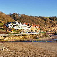 Buy canvas prints of Golden Hour on Sandsend Beach by Tim Hill