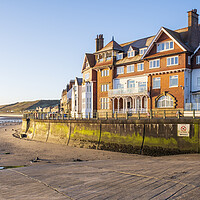 Buy canvas prints of Sandsend Seafront Yorkshire Coast by Tim Hill