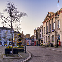 Buy canvas prints of Ripon Town Hall to Ripon Cathedral by Tim Hill