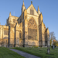 Buy canvas prints of Serene Sunrise at Ripon Cathedral by Tim Hill