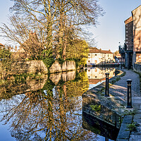 Buy canvas prints of Serenity on Ripon Canal by Tim Hill