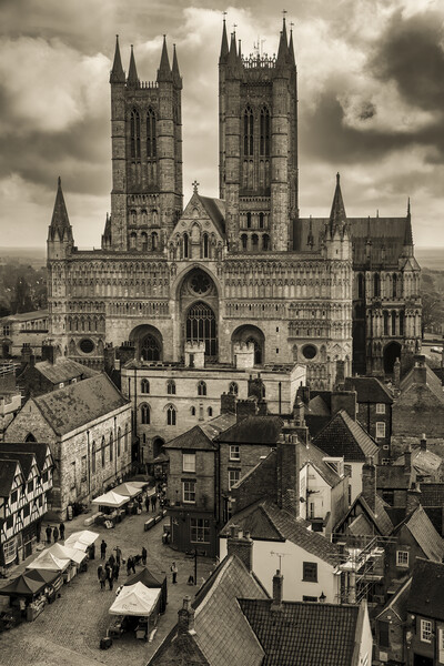Lincoln Cathedrals Timeless Grandeur Picture Board by Tim Hill
