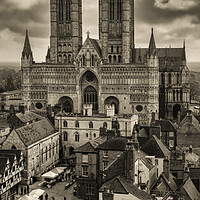 Buy canvas prints of Lincoln Cathedrals Timeless Grandeur by Tim Hill