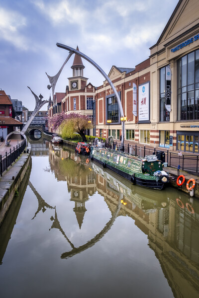 Tranquil Waterway in Historic Lincoln Picture Board by Tim Hill