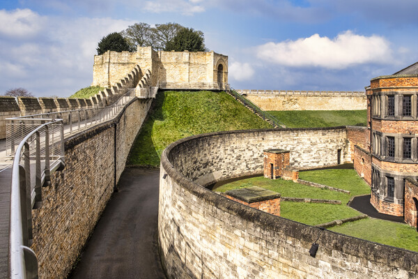Lincoln Castle Walls, Lincolnshire Picture Board by Tim Hill