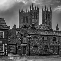Buy canvas prints of Lincoln Black and White by Tim Hill