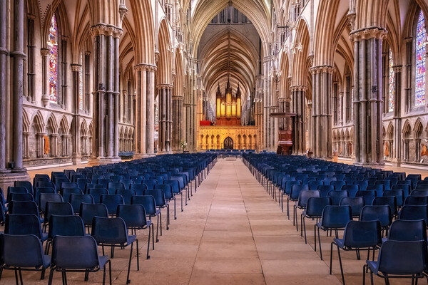 Majestic Lincoln Cathedral Picture Board by Tim Hill
