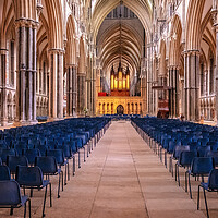Buy canvas prints of Majestic Lincoln Cathedral by Tim Hill