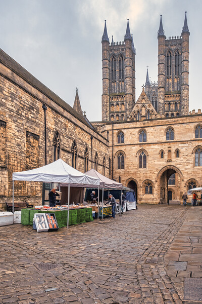 Majestic Lincoln Cathedral and Market Picture Board by Tim Hill