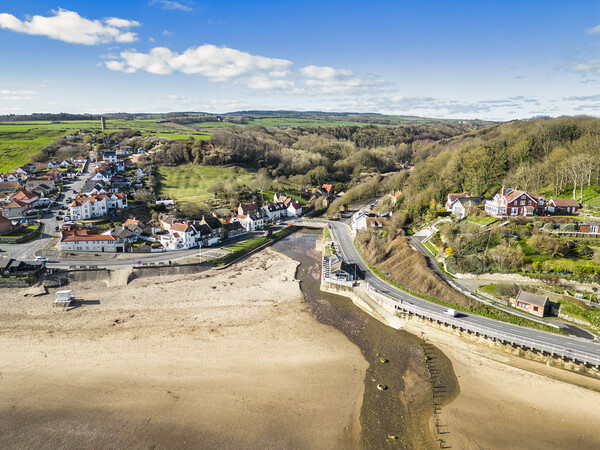Sandsend beach in North Yorkshire Picture Board by Tim Hill