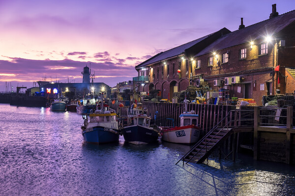 Scarborough Harbour North Yorkshire Picture Board by Tim Hill