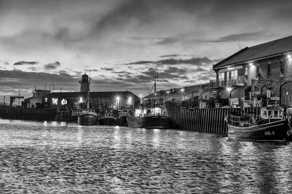 Timeless Beauty of Scarborough Harbour Picture Board by Tim Hill