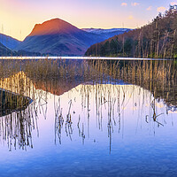 Buy canvas prints of Sunrise over Fleetwith Pike, Buttermere by Tim Hill
